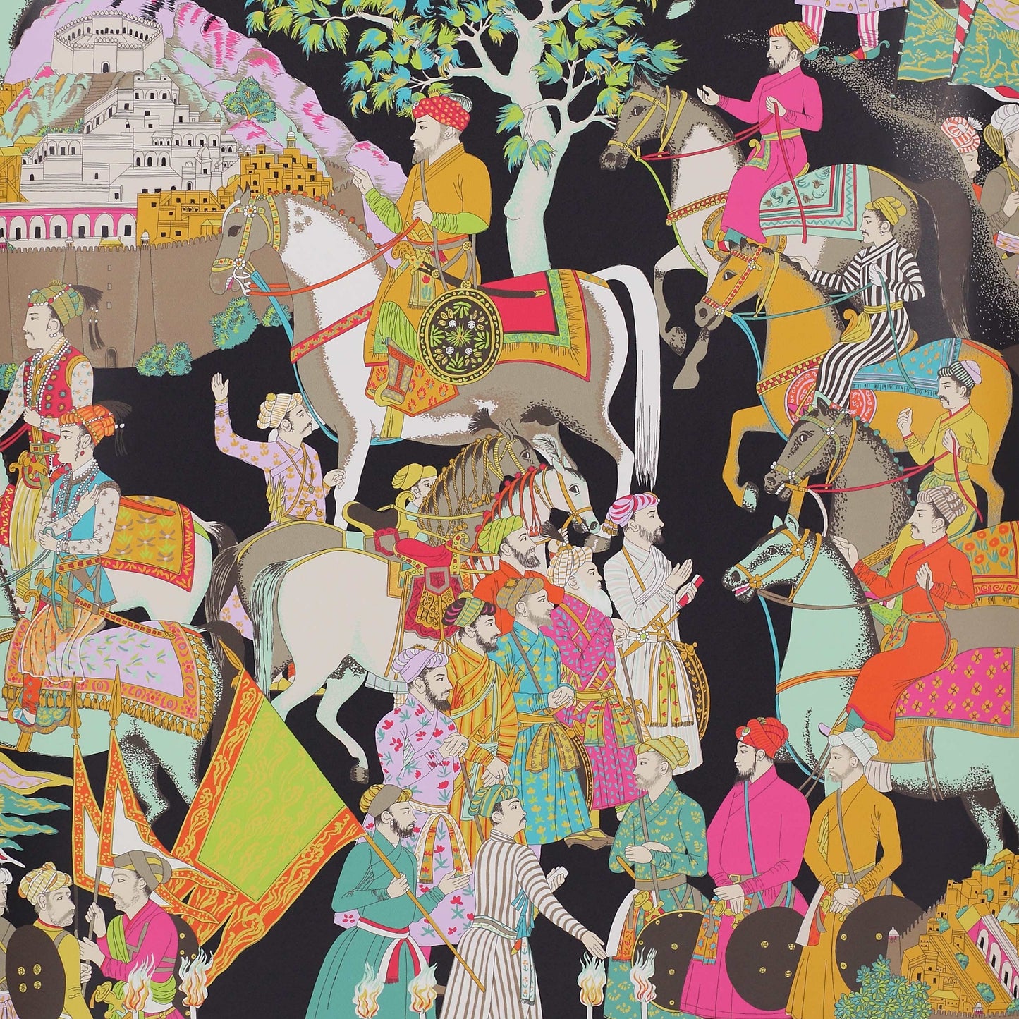 Dara Nursey Wallpaper - Black