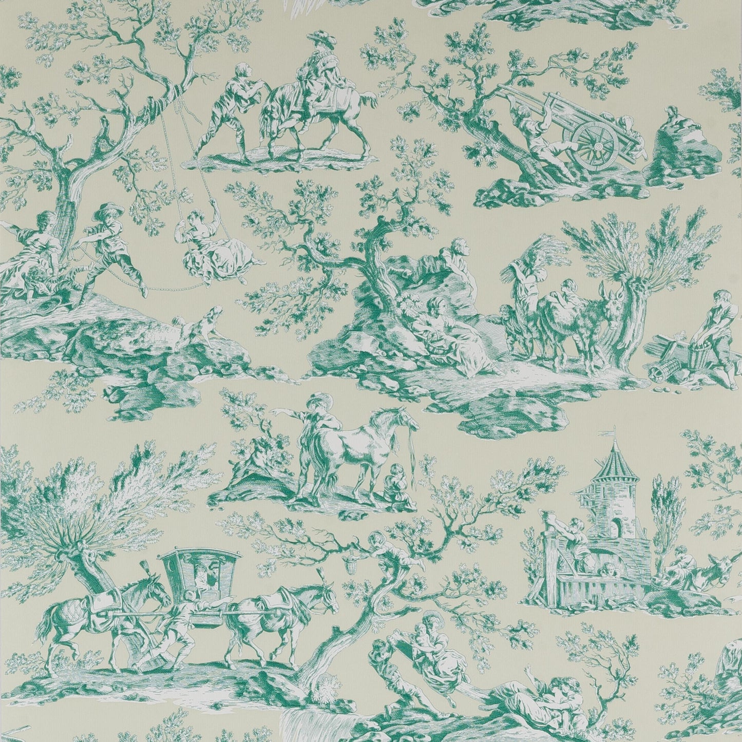 La Musardiere Wallpaper - Green