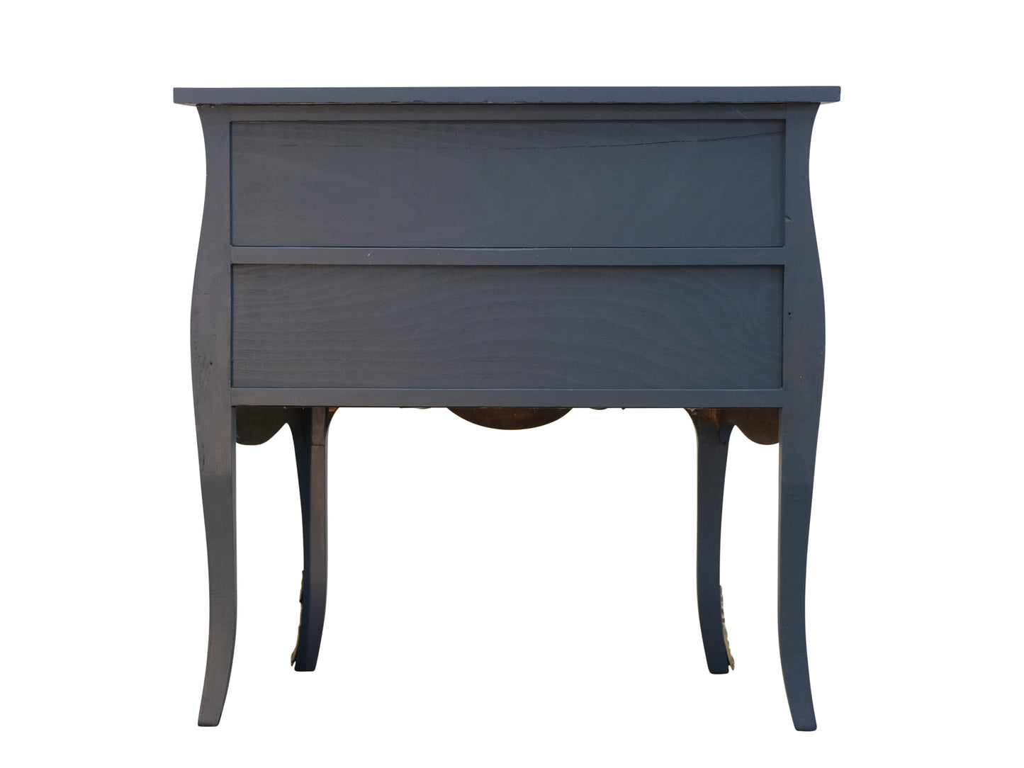 Classic  Louis XV Style Midnight blue Chests with marble top