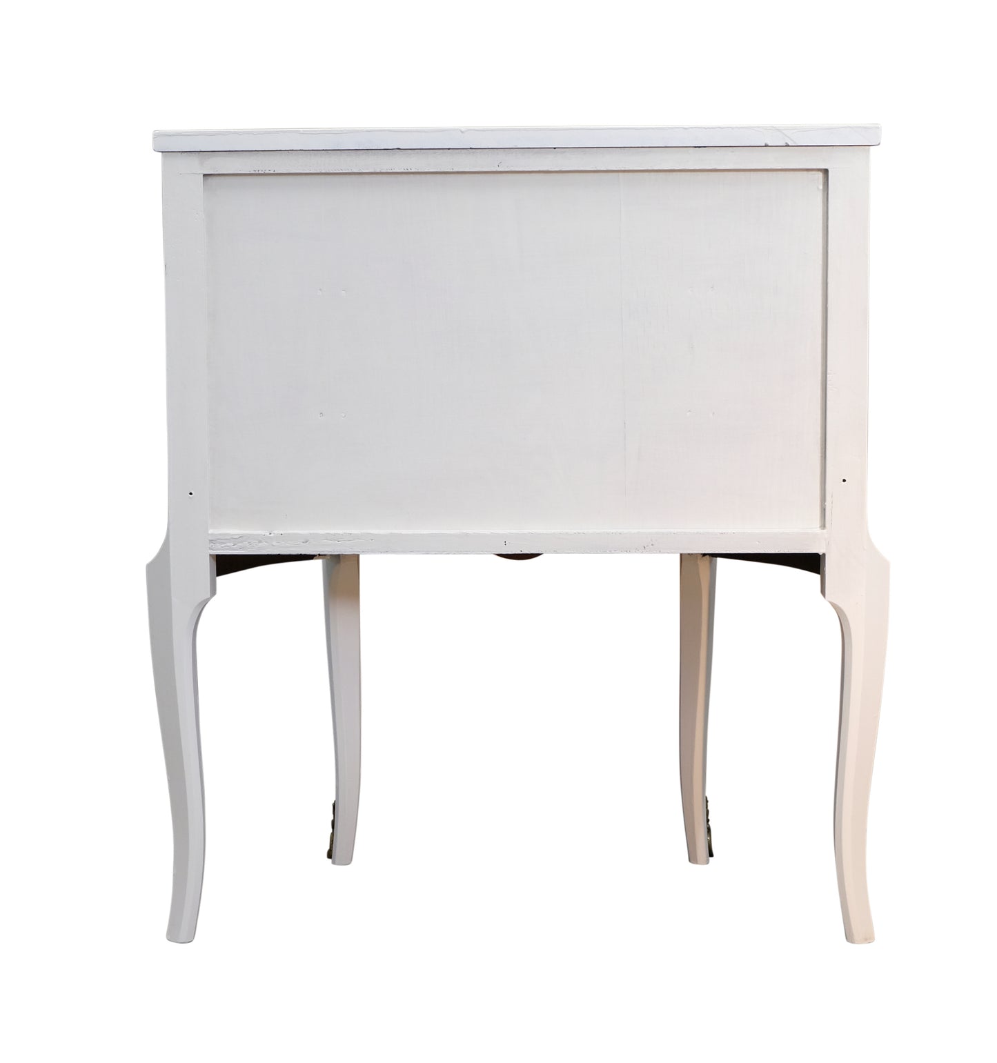 Louis XV Style Chest with Floral Design and Marble Tops