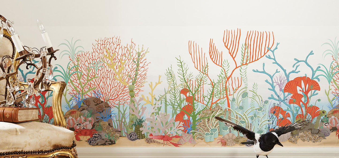 Archipelago Border Room Wallpaper - Multicolor