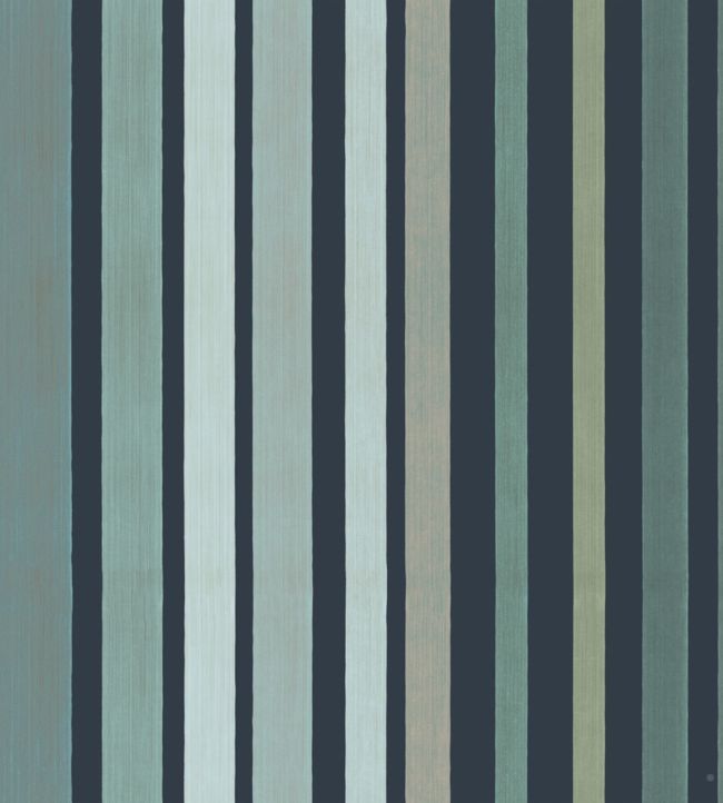 Carousel Stripe Wallpaper - Teal