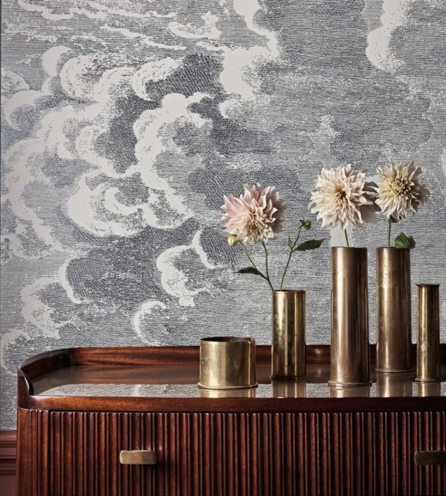 Nuvole Wallpaper - Black - Cole & Son