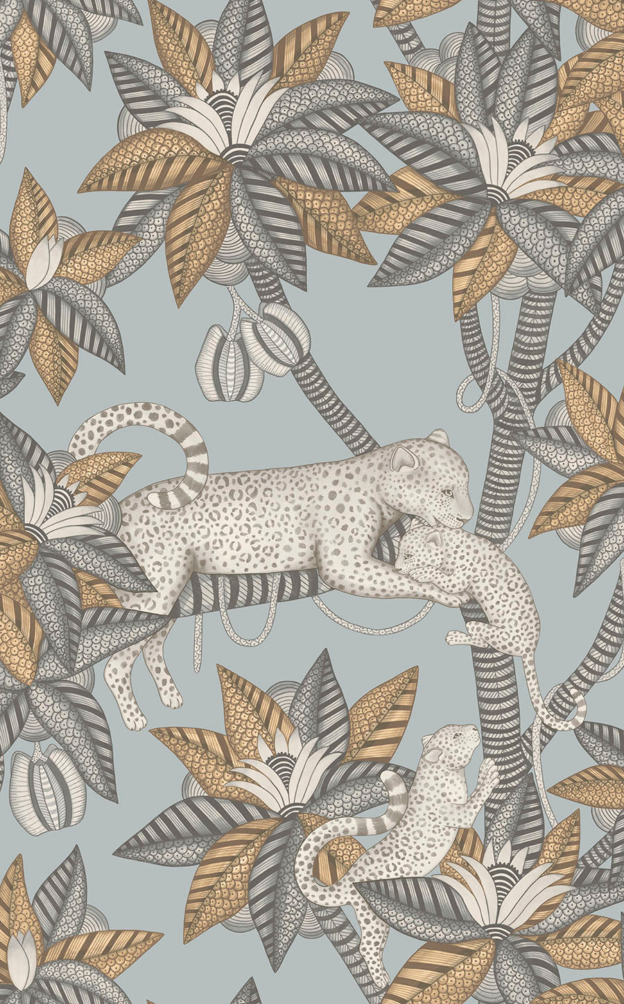 Satara Wallpaper - Teal