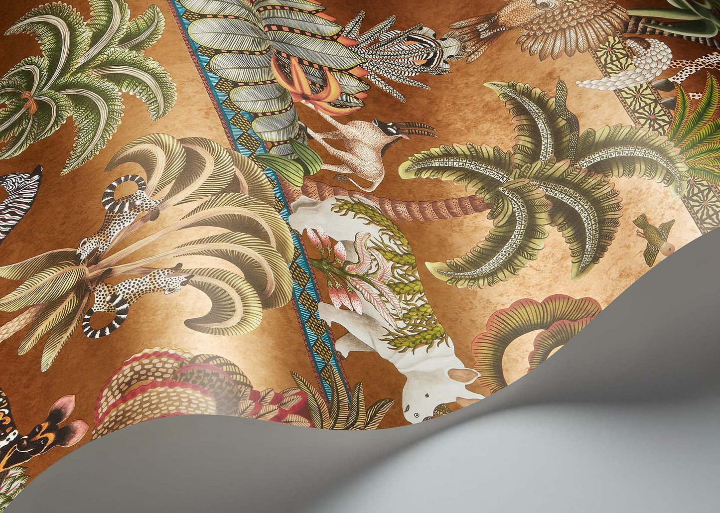 Afrika Kingdom Room Wallpaper- Sand