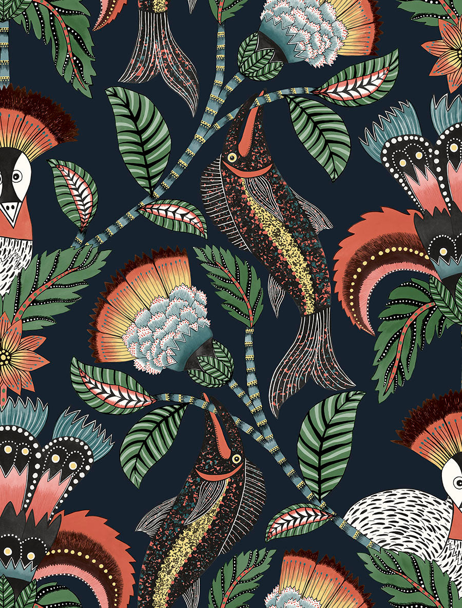 Nene Wallpaper - Green