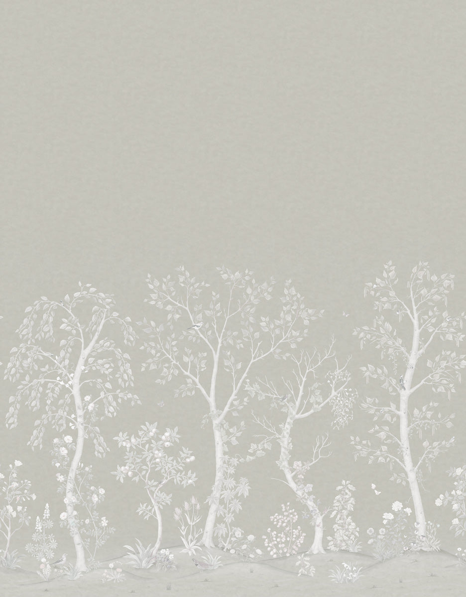 Seasonal Woods Wallpaper - Gray - Cole & Son