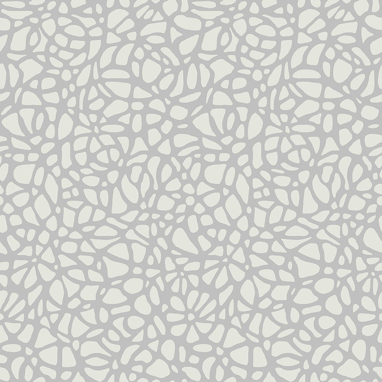 Pebble Mist Silver Luxury Patterned Wallpaper - 1838 wallcoverings