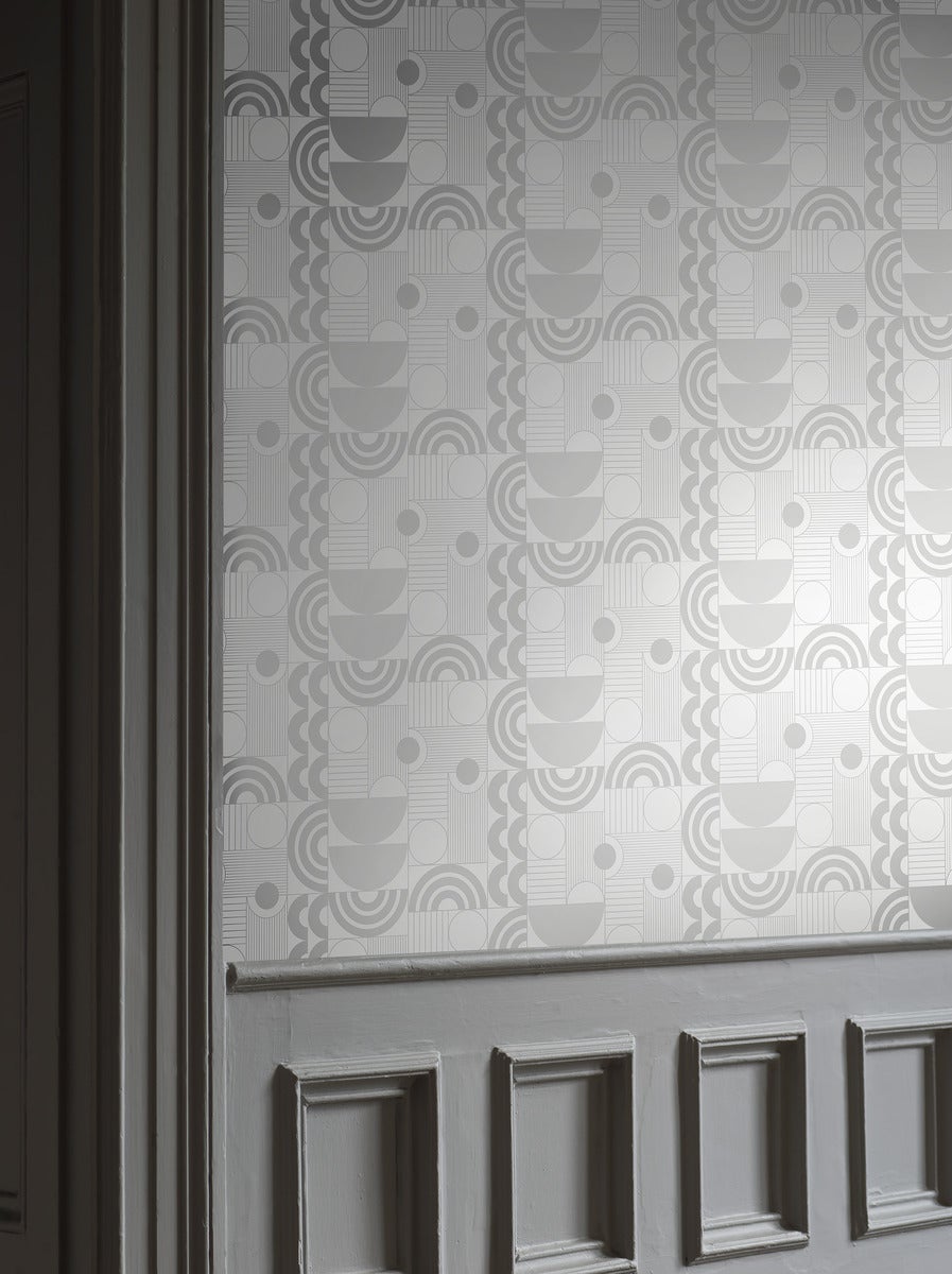 Cosmopolitan Wallpaper - White - Borastapeter