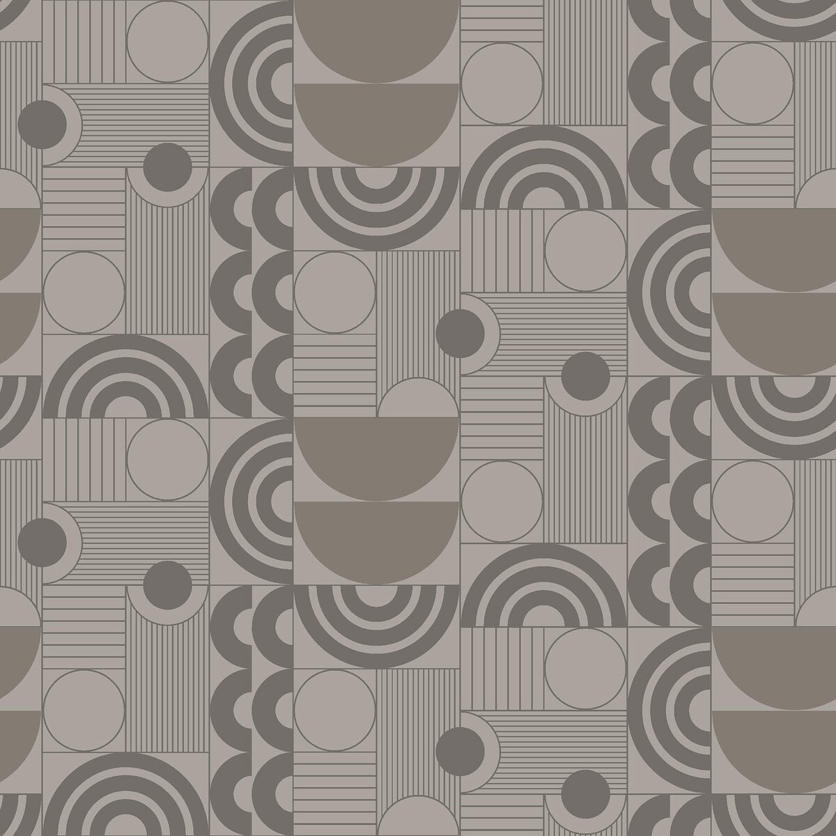 Cosmopolitan Wallpaper - Gray - Borastapeter