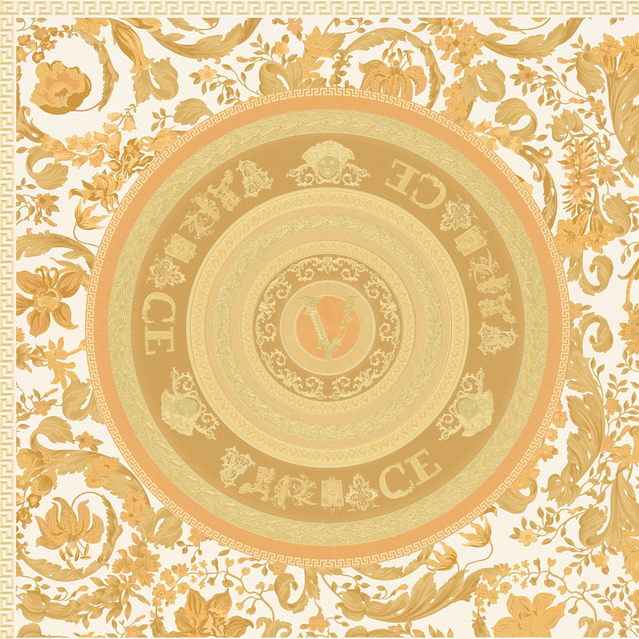Virtus Wallpaper - Gold - Versace