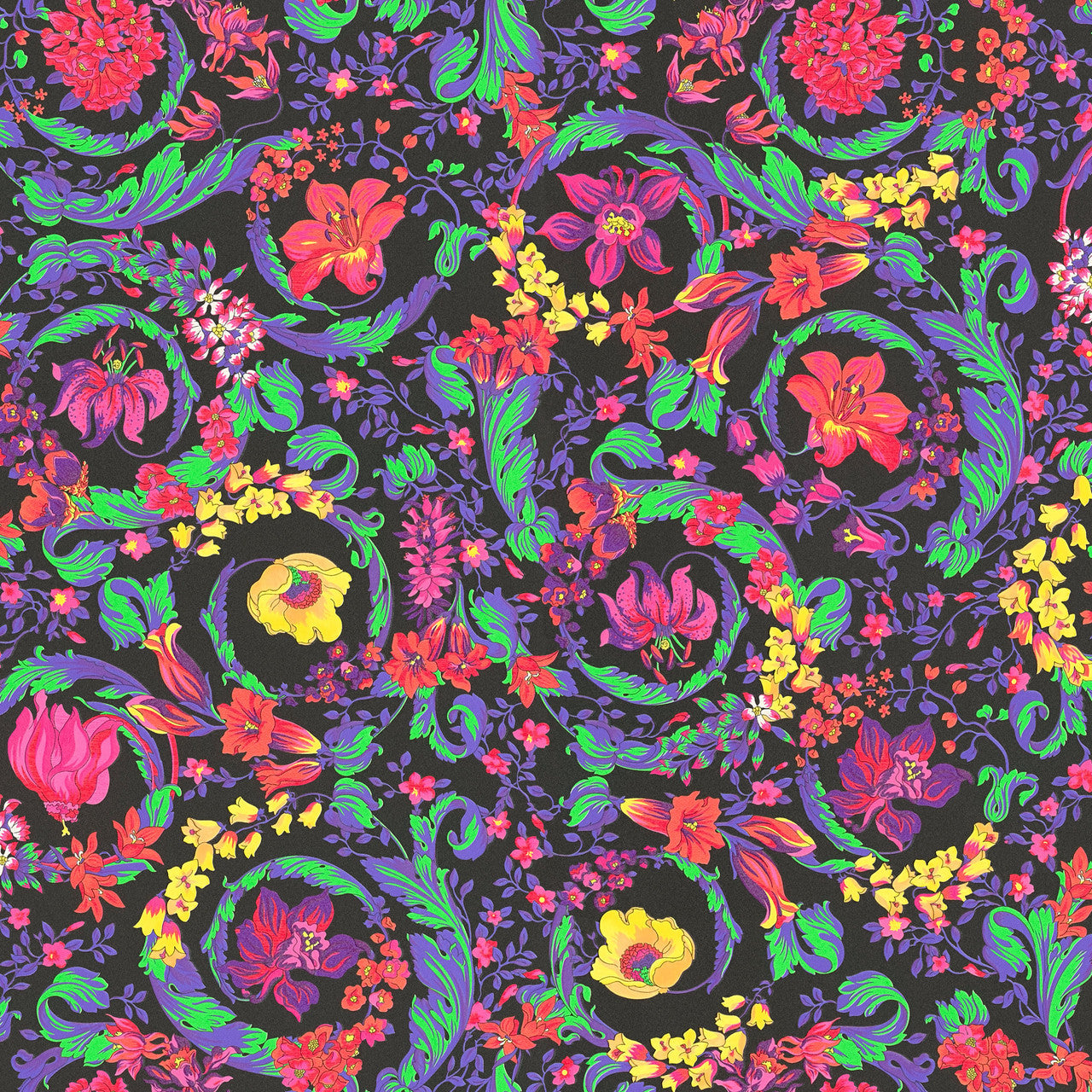 Virtus Heritage Wallpaper - Purple - Versace