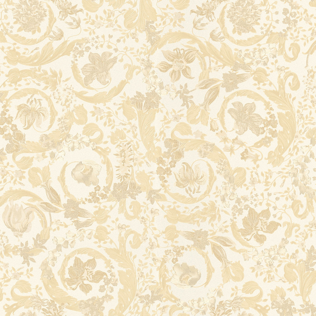 Virtus Heritage Wallpaper - Muted Gold - Versace