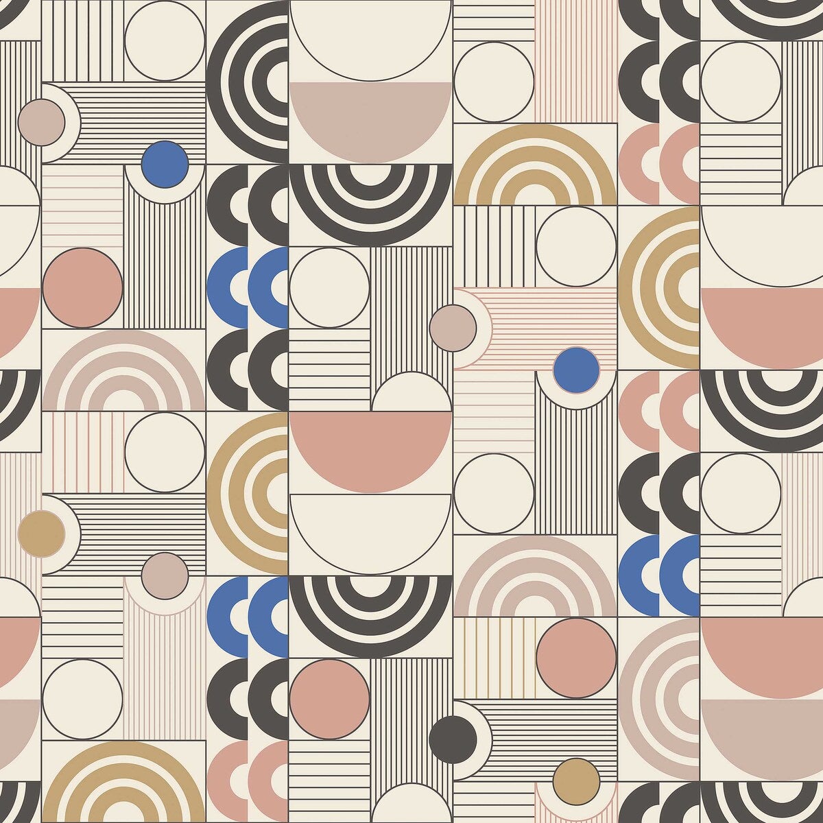 Cosmopolitan Wallpaper - Cream - Borastapeter