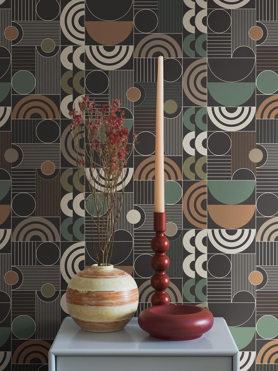 Cosmopolitan Wallpaper - Teal - Borastapeter