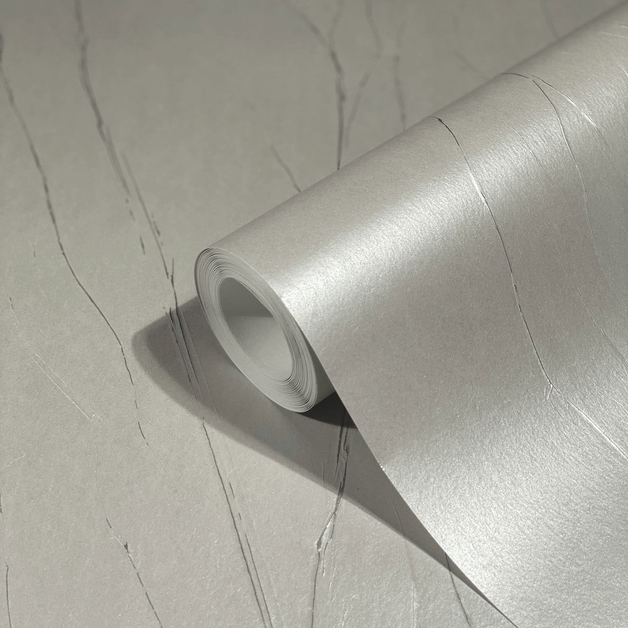 Crinkle Natural Opulence Beige Wallpaper - Galerie