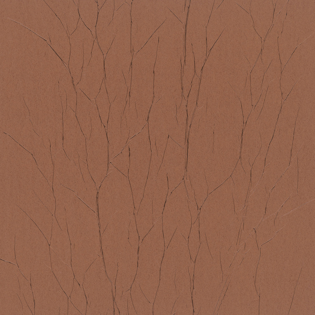 Crinkle Natural Opulence Brown Wallpaper - Galerie
