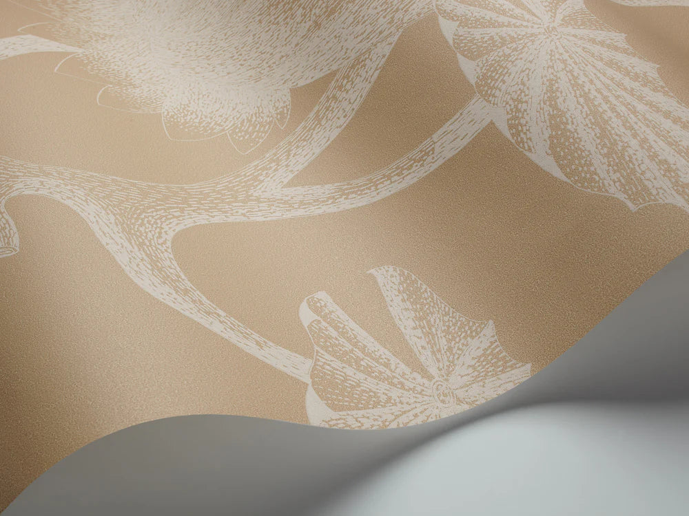 Lily Wallpaper - Sand - Cole & Son