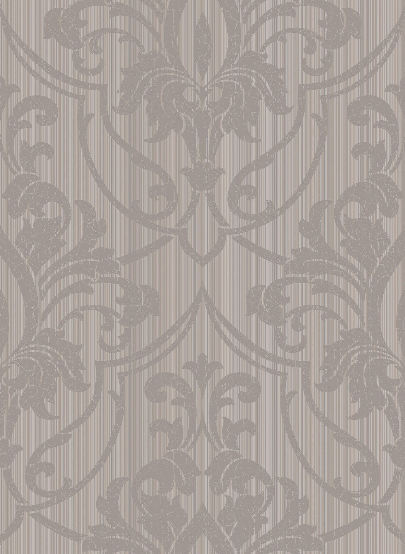 St Petersburg Damask Wallpaper - Gray - Cole & Son