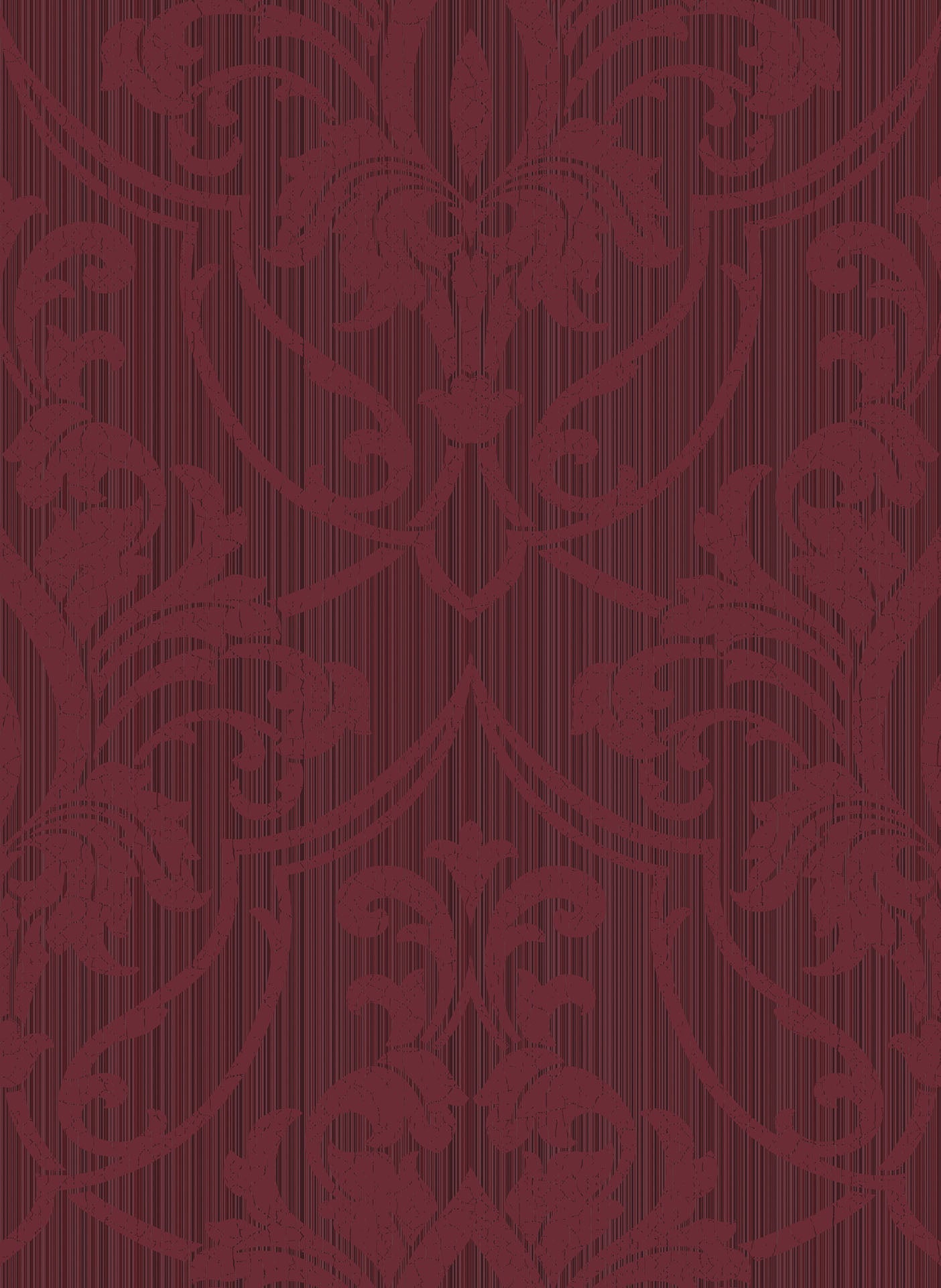 St Petersburg Damask Wallpaper - Red - Cole & Son