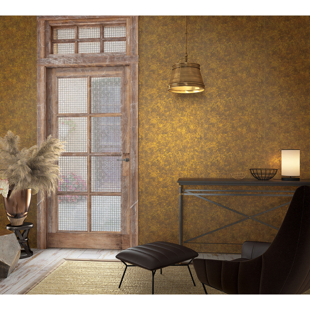 Clay Natural Opulence Gold Wallpaper - Galerie