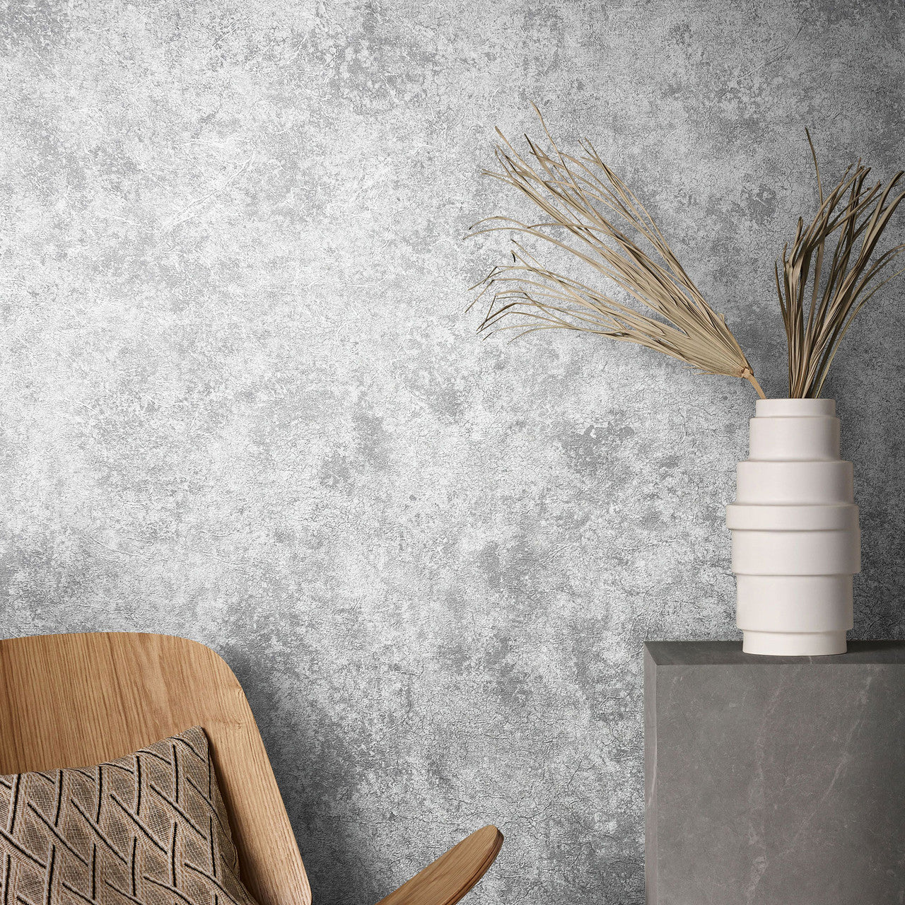 Clay Natural Opulence Grey Wallpaper - Galerie