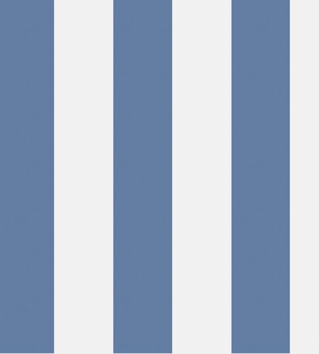 Glastonbury Stripe Wallpaper - Blue