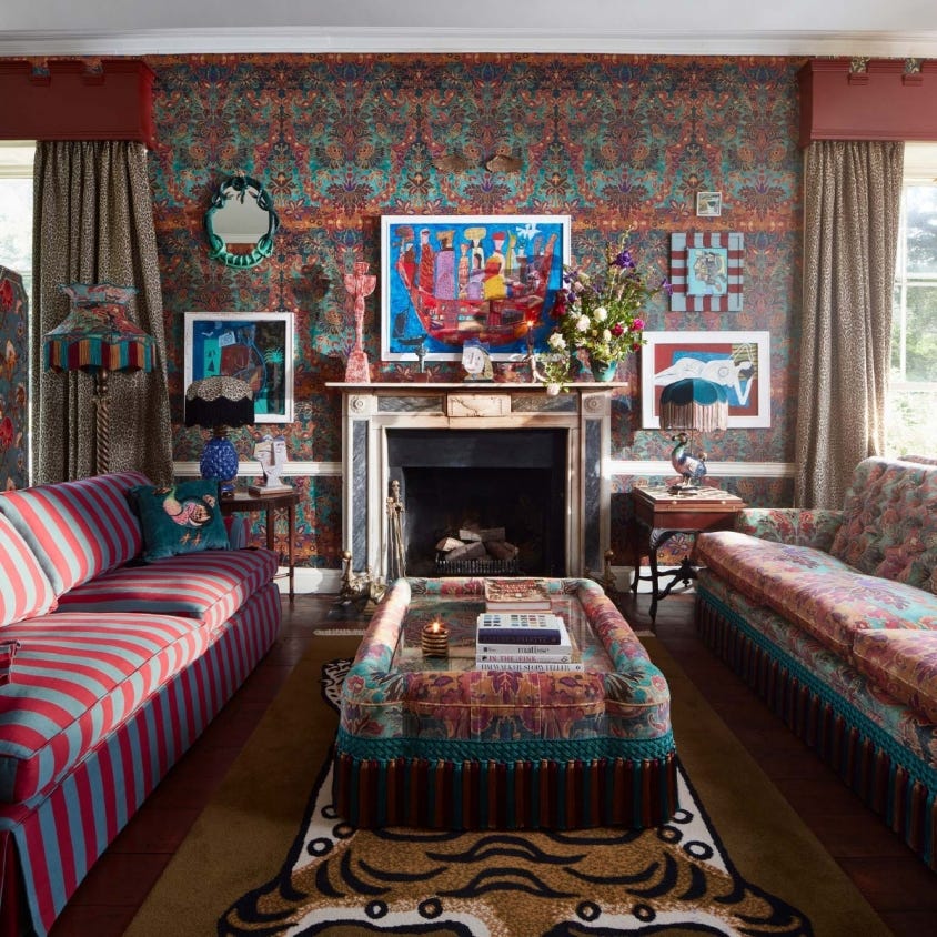 ANDASTRA Wallpaper - Amazonite - House of Hackney