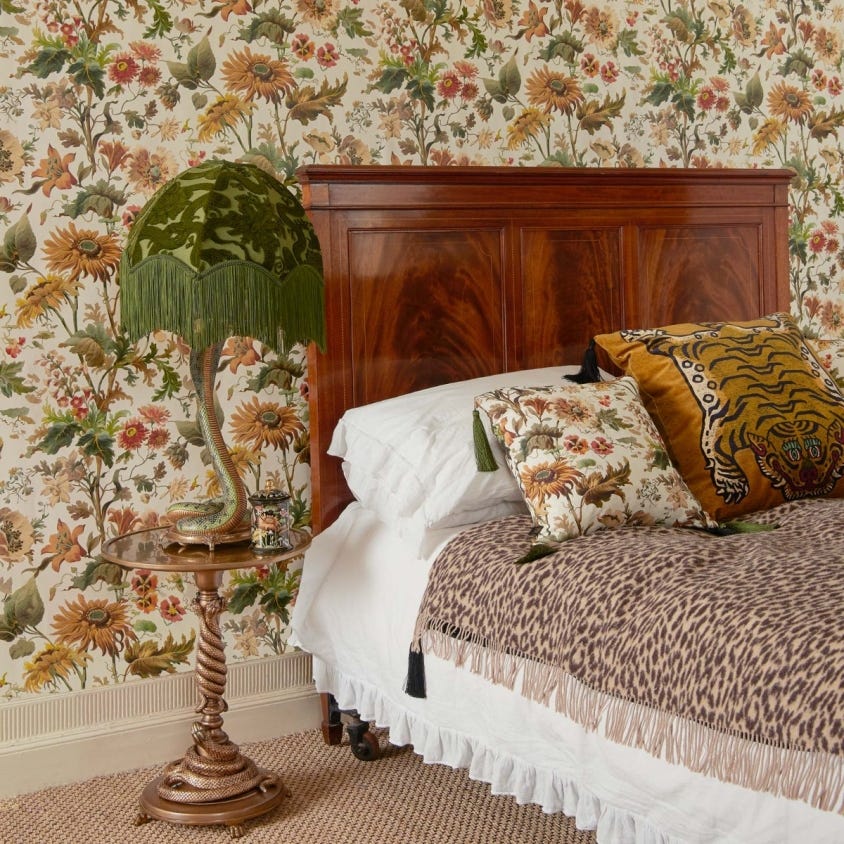AVALON Wallpaper - Ecru - House of Hackney