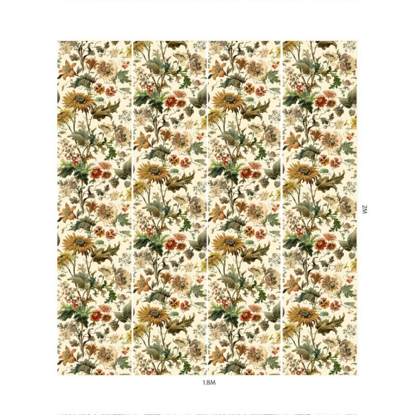 AVALON Wallpaper - Ecru - House of Hackney