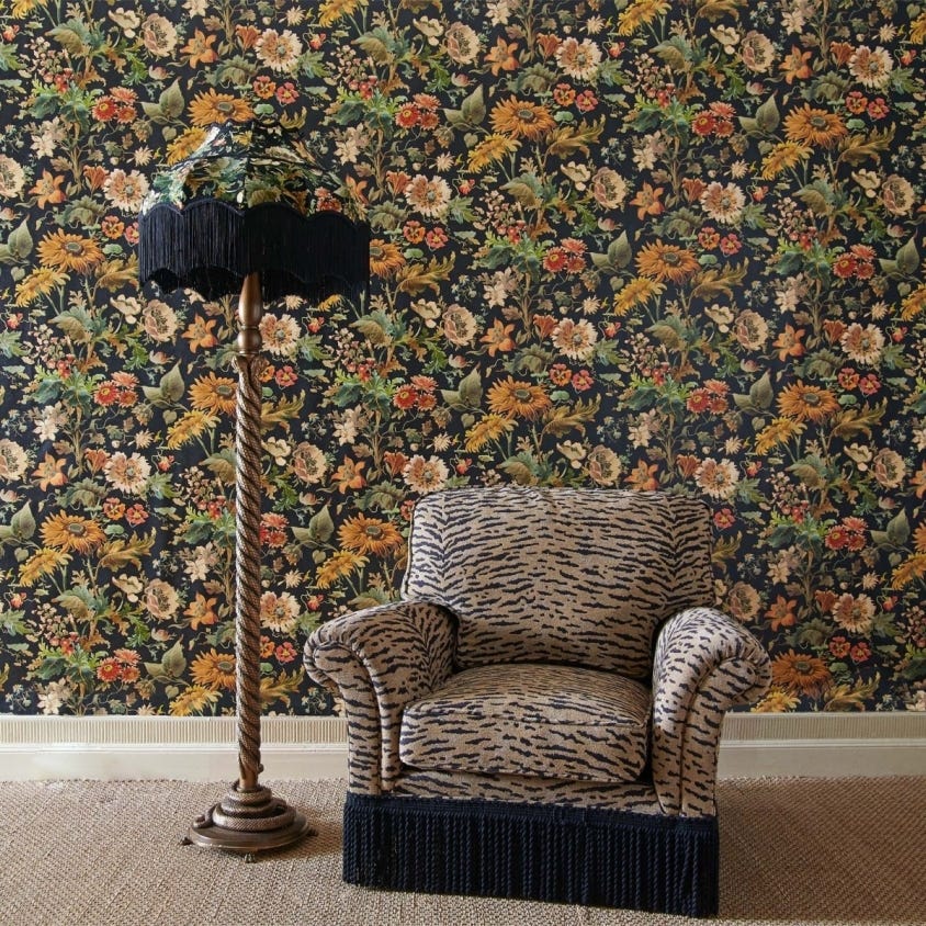 AVALON Wallpaper - Noir - House of Hackney