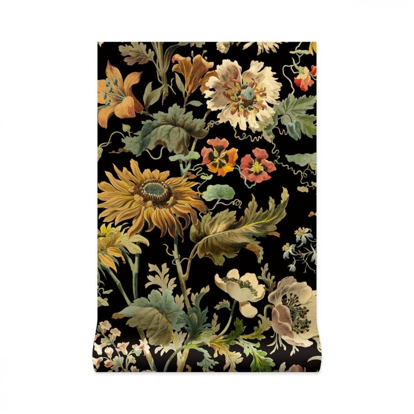 AVALON Wallpaper - Noir - House of Hackney