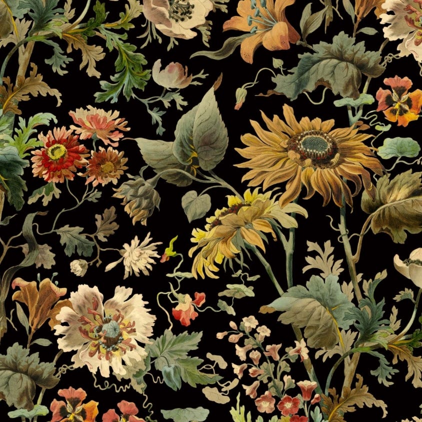 AVALON Wallpaper - Noir - House of Hackney