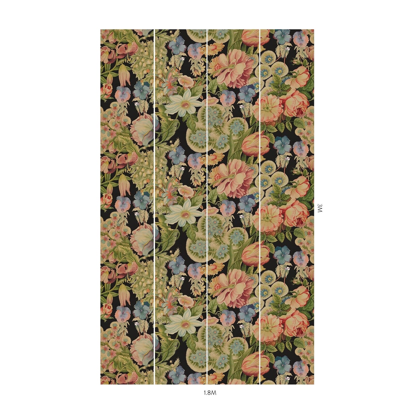 Amatoria Magna Wallpaper - Noir - House of Hackney