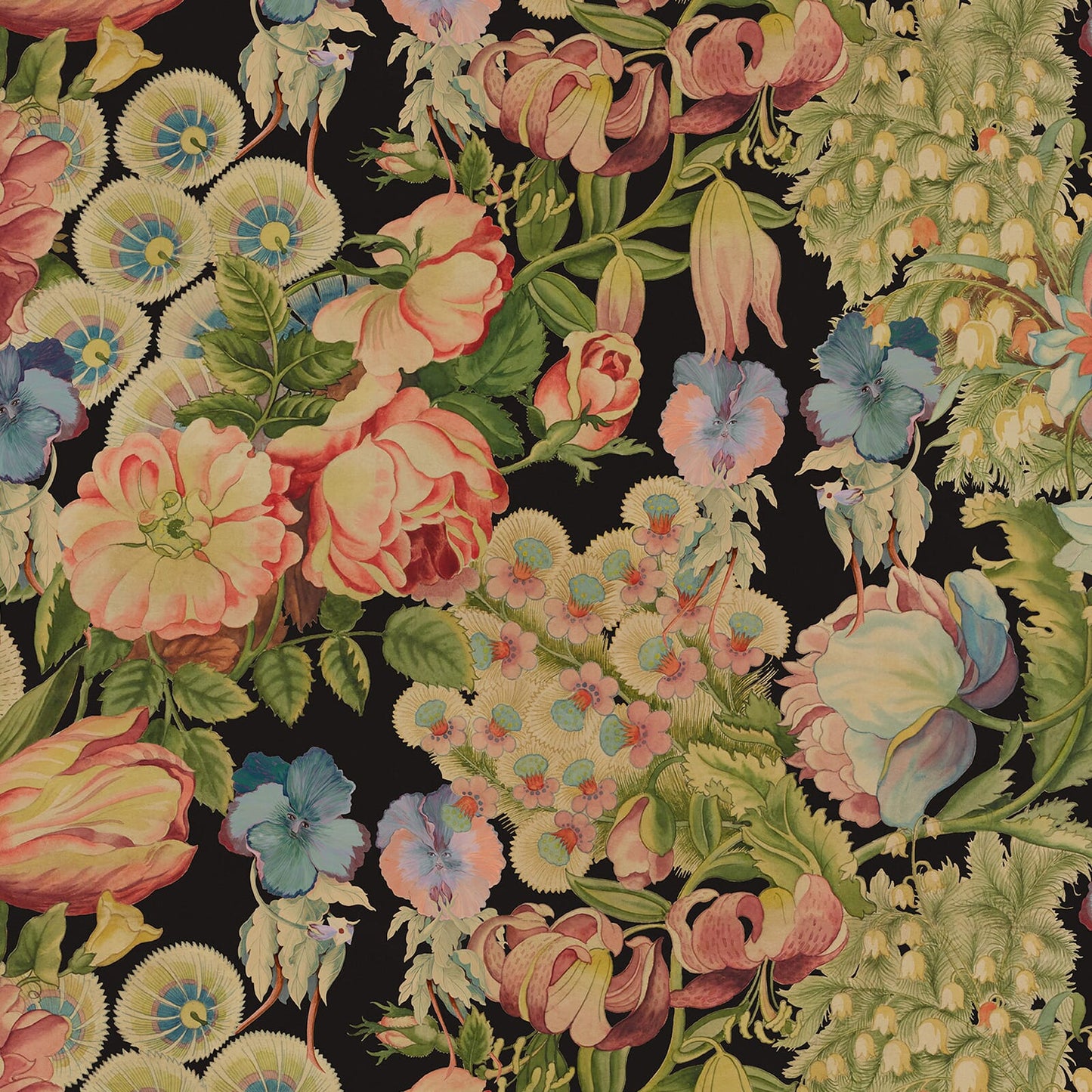 Amatoria Magna Wallpaper - Noir - House of Hackney