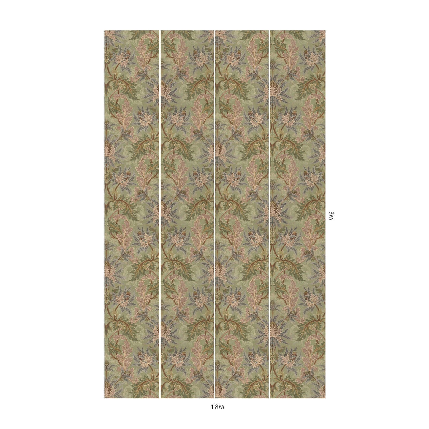 Aquifolia Wallpaper - Apple - House of Hackney