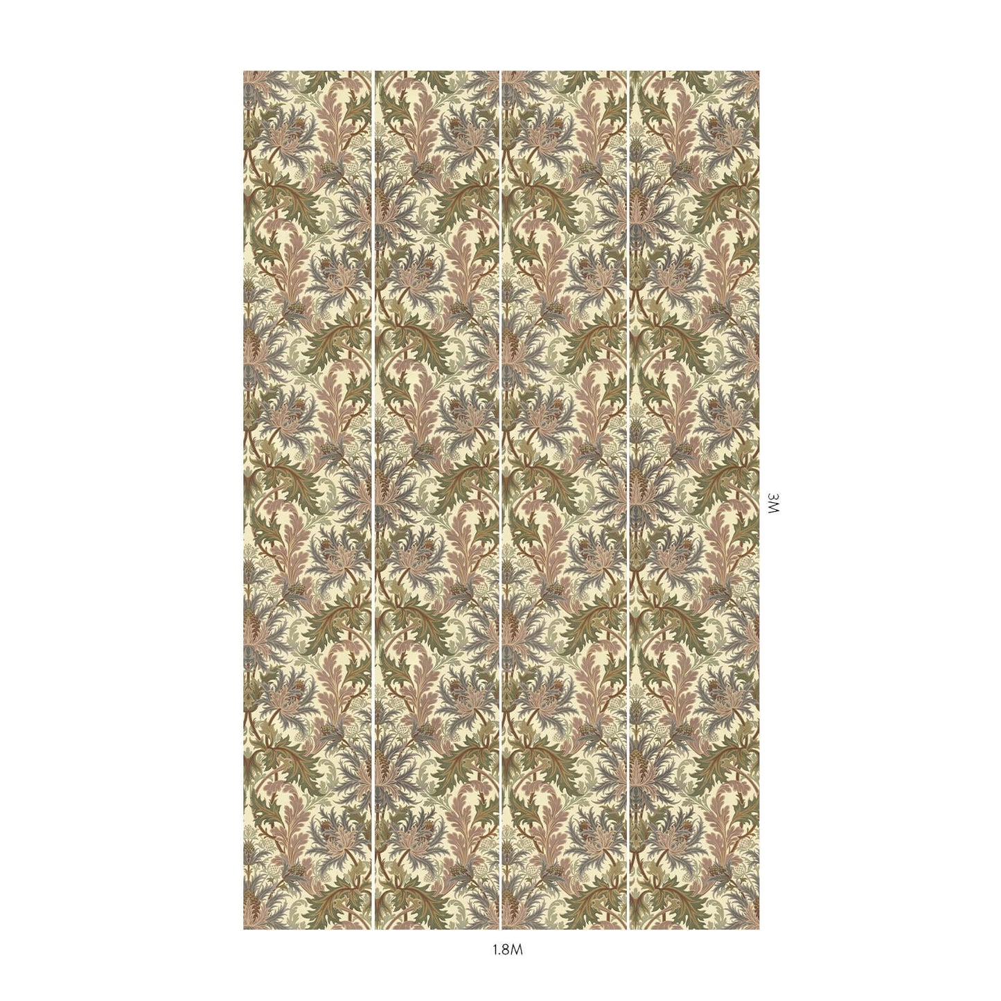 Aquifolia Wallpaper - Ecru - House of Hackney