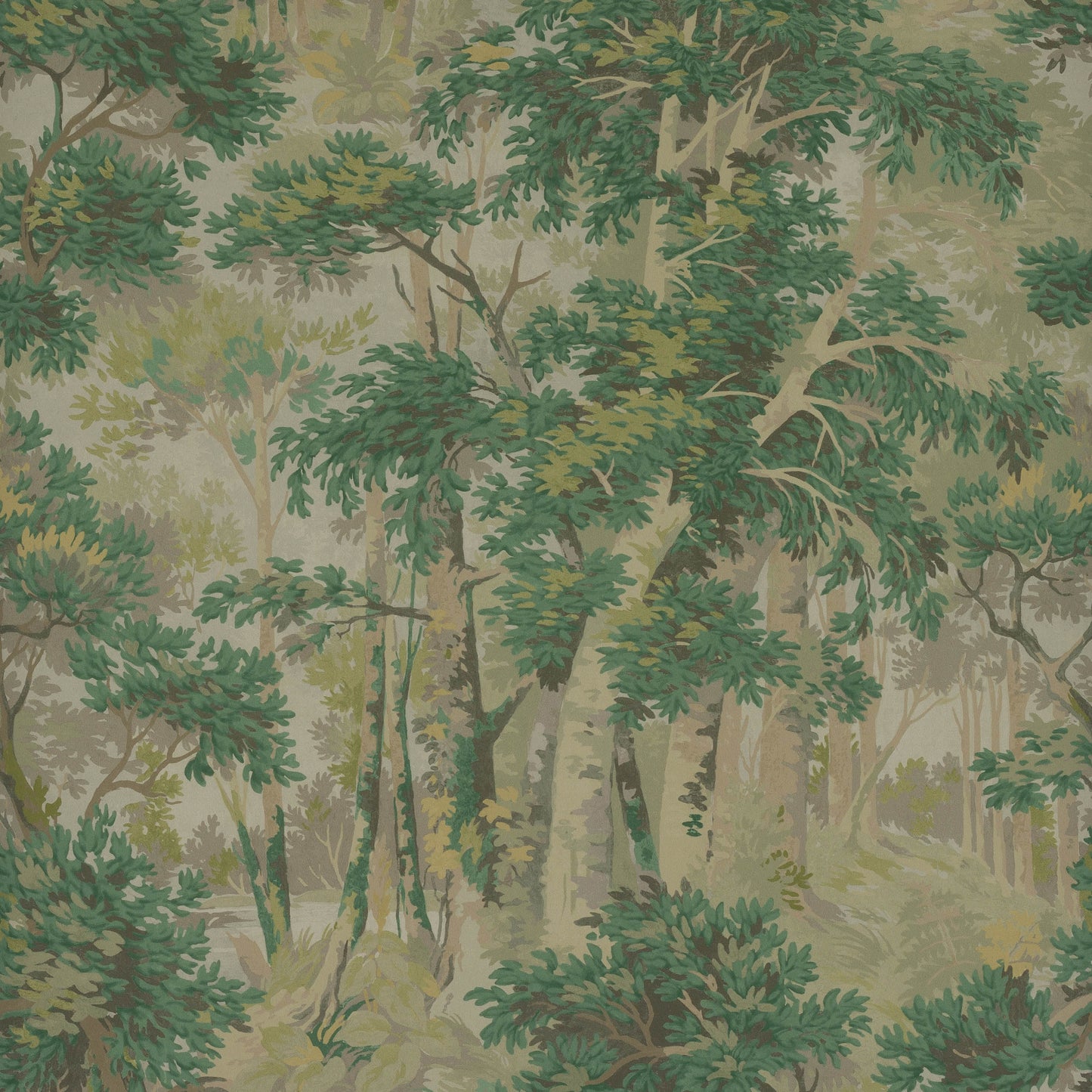Arden Wallpaper - Leaf Green - Colefax & Fowler