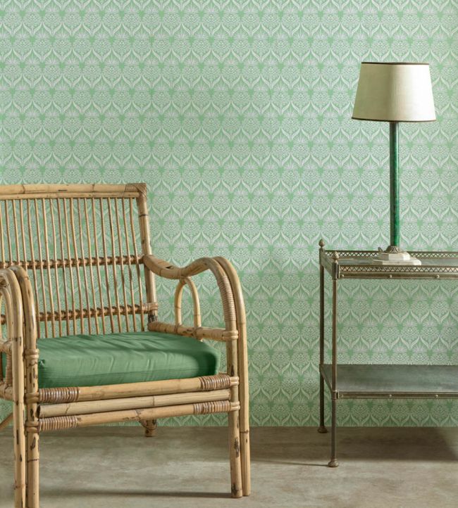 Artichoke Thistle Wallpaper - Spring Green - BG1900202 - Barneby Gates