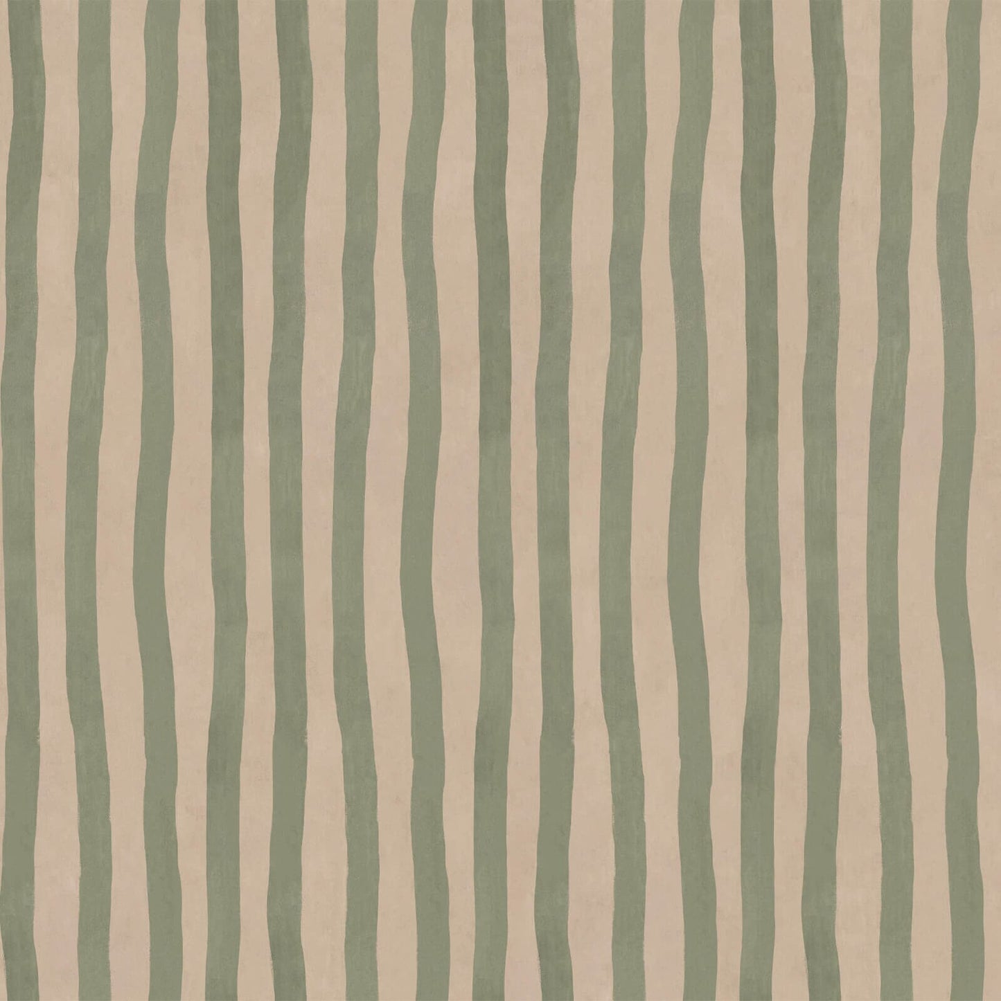 Artist's Stripe Wallpaper - Sap & Alabaster - House of Hackney