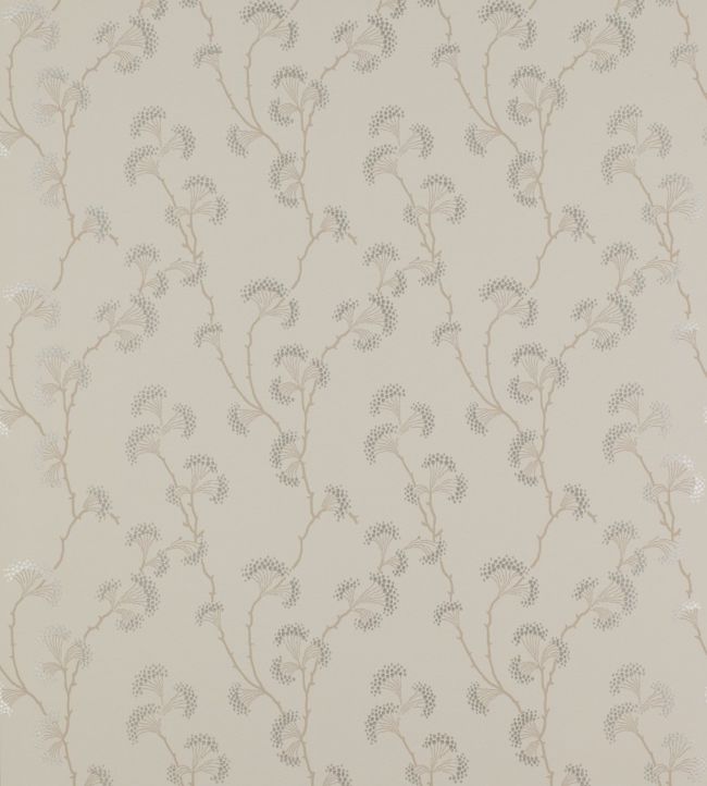 Ashbury Wallpaper - Stone - Colefax & Fowler