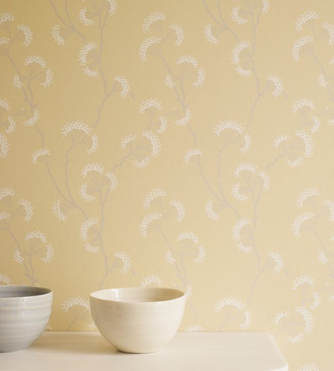 Ashbury Wallpaper - Yellow - Colefax & Fowler