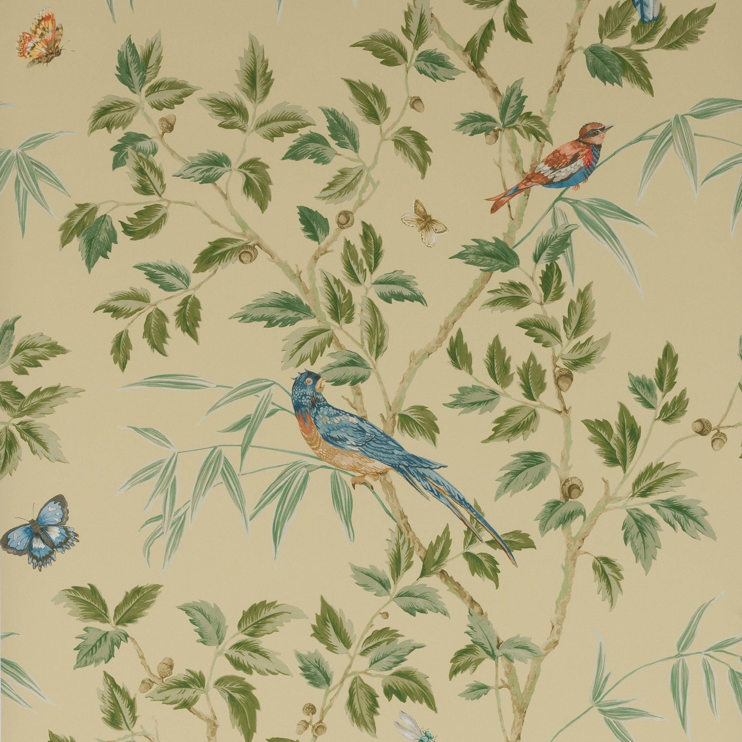 Ashdown Wallpaper - Yellow - Colefax & Fowler