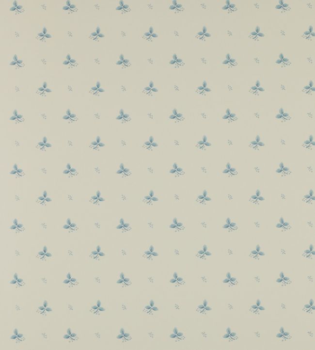 Ashling Wallpaper - Blue - Colefax & Fowler