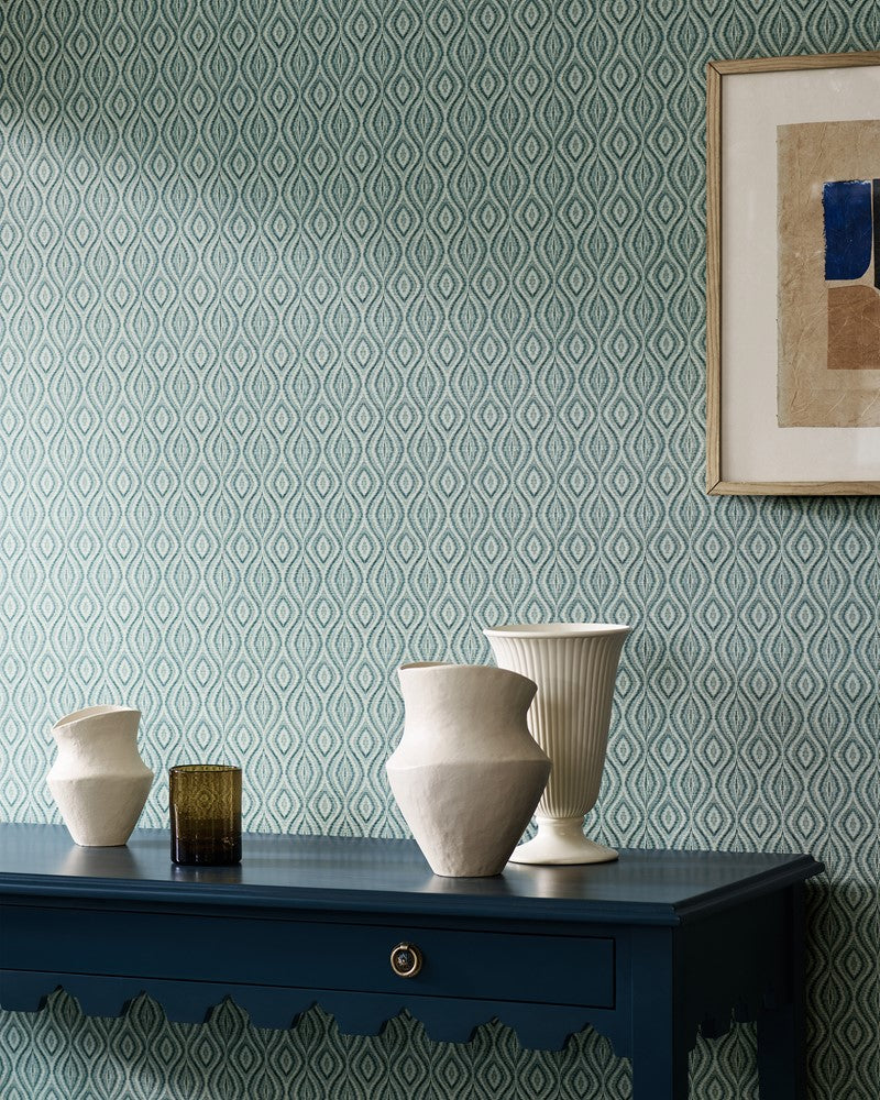 Astrid Wallpaper - Slate - J8016-04 - Jane Churchill