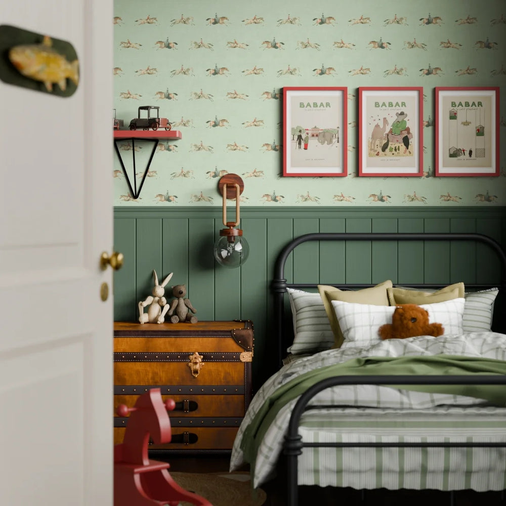 At The Races Wallpaper - Laurel Green - Lucie Annabel