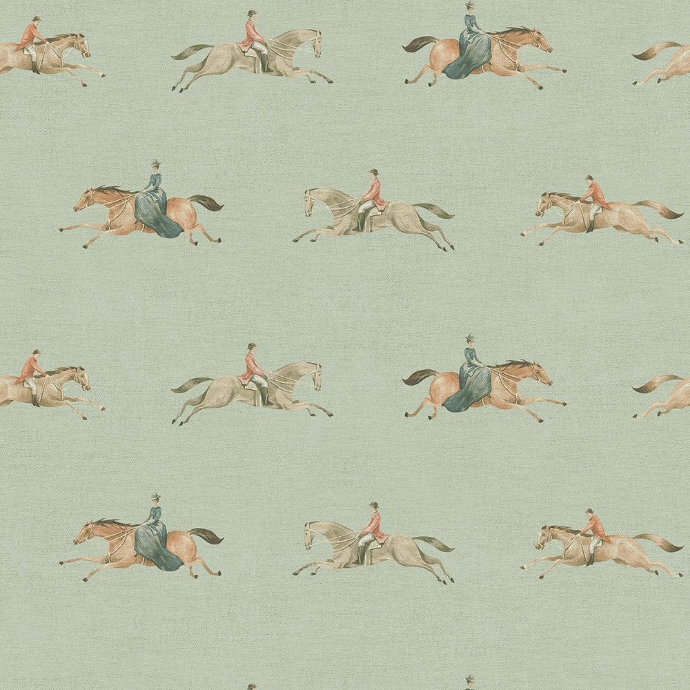 At The Races Wallpaper - Laurel Green - Lucie Annabel