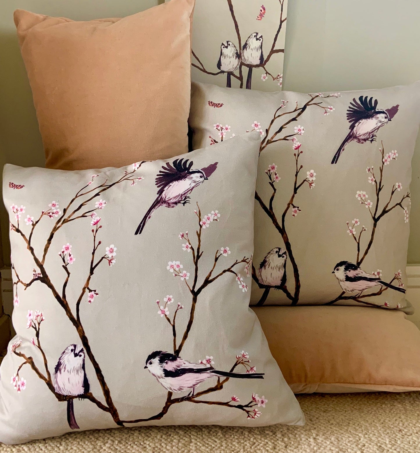 Blossom Cushion - Beige - Petronella Hall