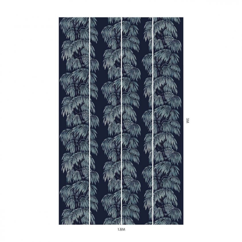 BABYLON Wallpaper - Midnight & Dusk - House of Hackney