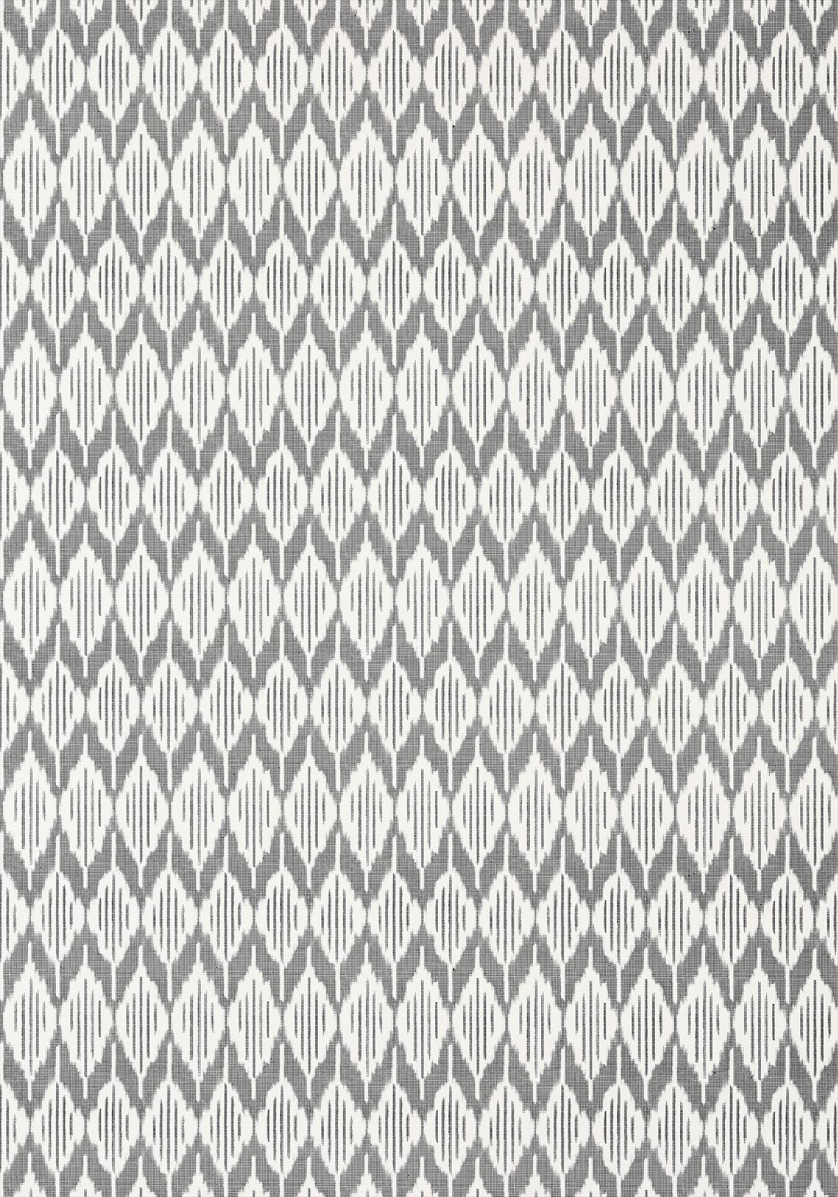 Balin Ikat Wallpaper - Black - AT79133 - Anna French